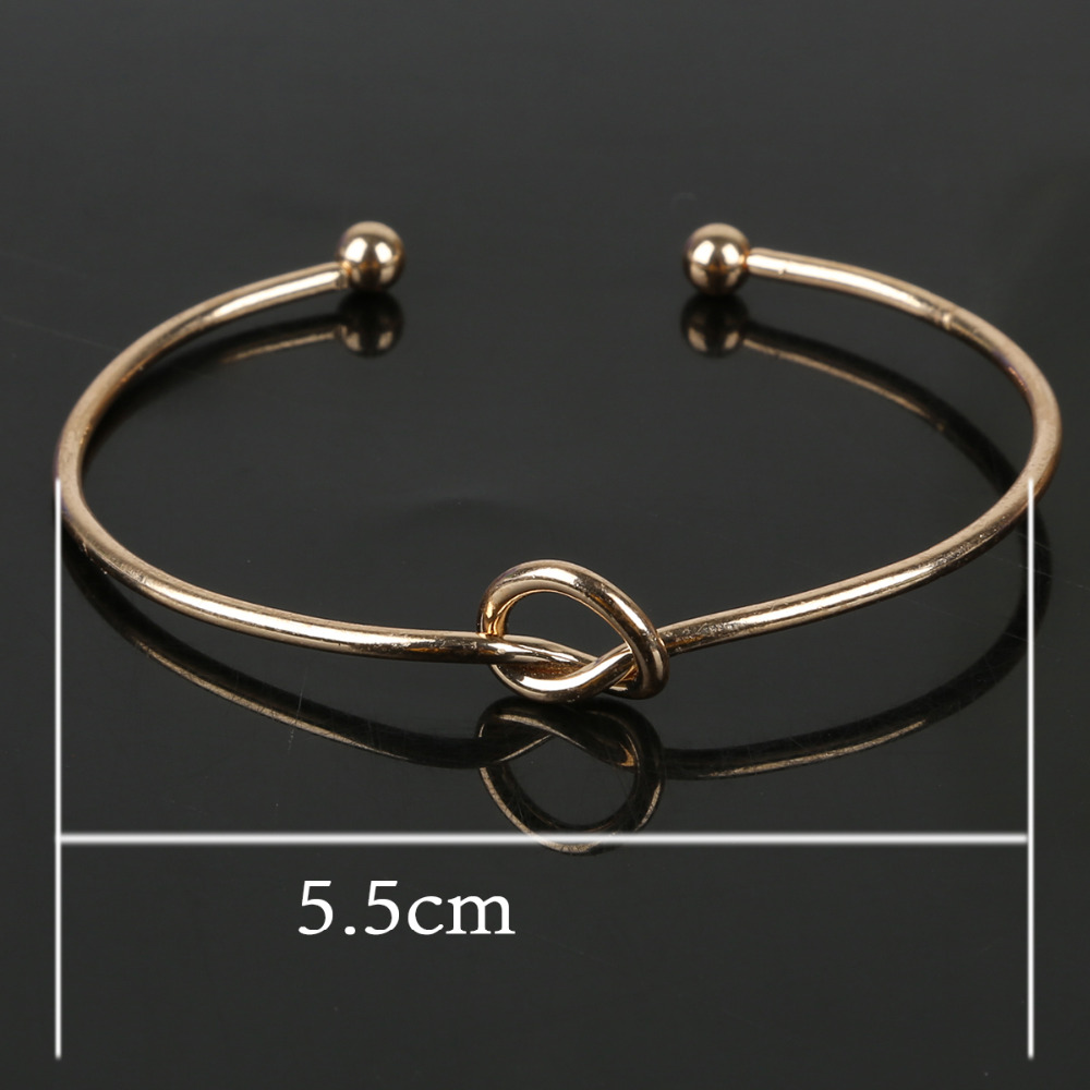 Pulseras de con nudo para hombre y mujer, brazaletes de pareja de hierro y Metal, 2 uds., , amuleto de corazón, joyería