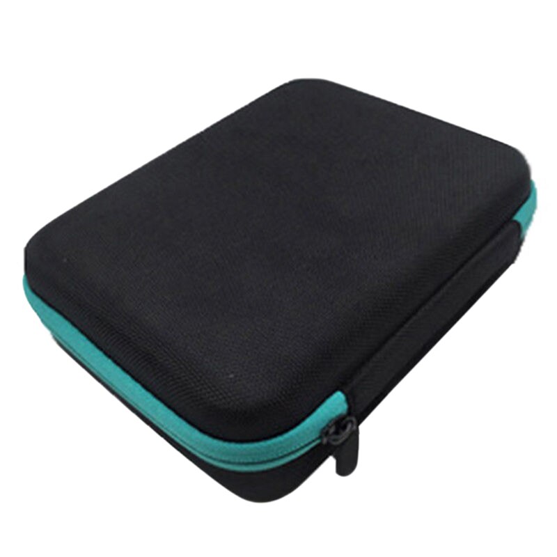 Travel 63 Bottle Essential Oil Carry Case 1-3Ml Holder Storage Aromatherapy Hand Bag: Blue