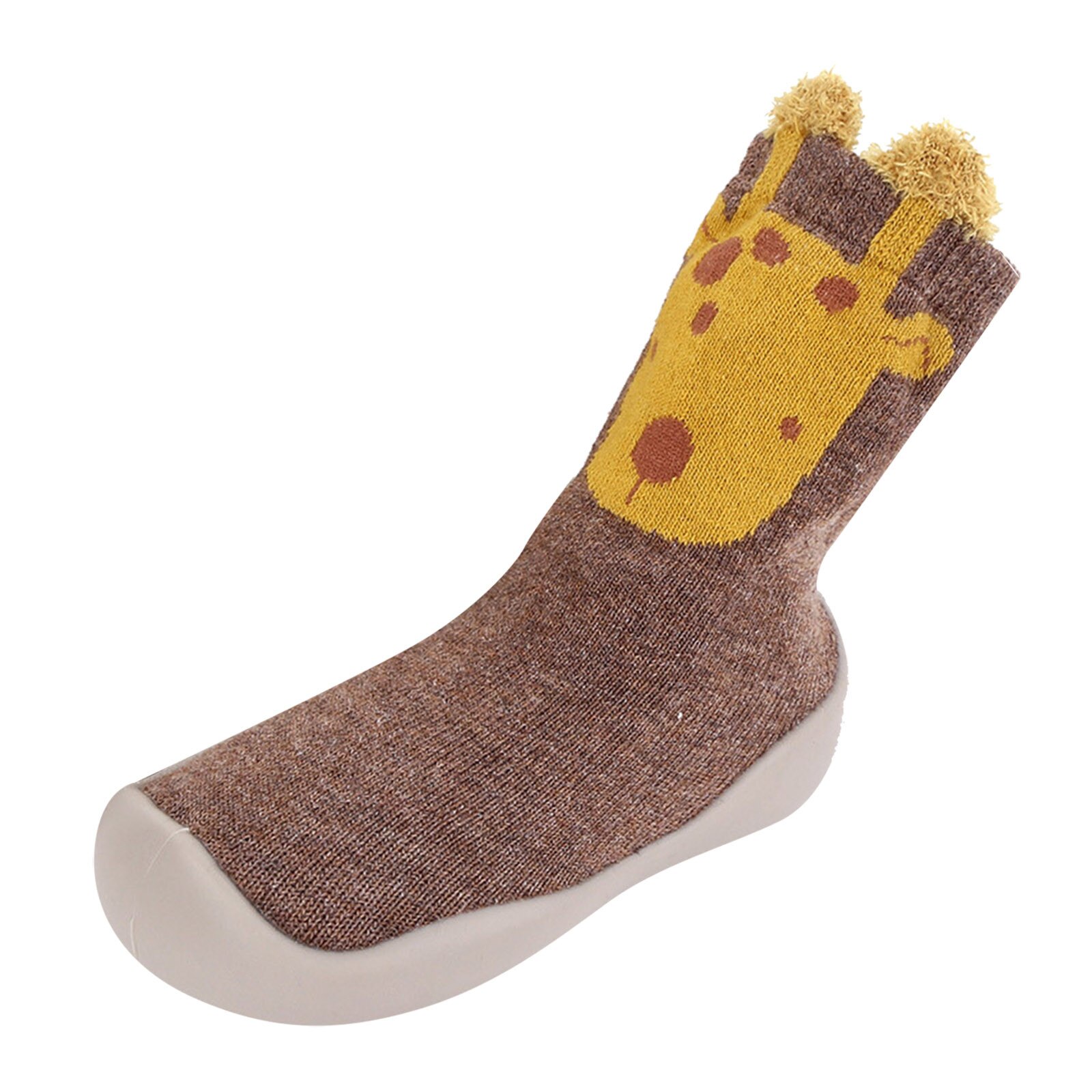 Chaussettes pour bébé garçon et fille, chaussettes de sol chaudes, semelle en caoutchouc, chaussures antidérapantes, accessoires pour premiers pas, # L4