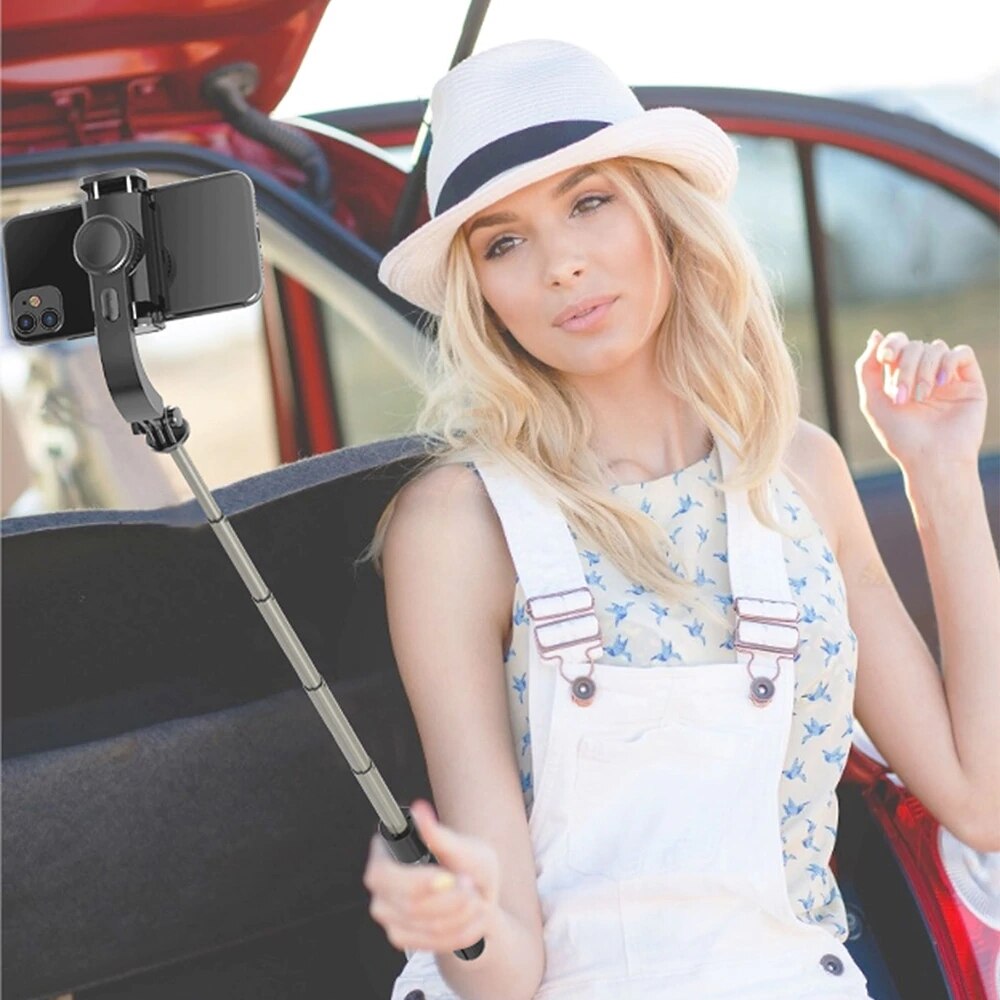 BUIANUWOD Selfie Stick Tripod - 860mm Extendable - Bluetooth Remote - for 4-6.2 inch Smartphones