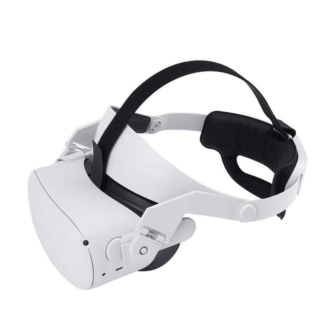 Ersätt virtual reality quest 2 elite justerbar bekvämt fäste pannband huvudrem för oculus quest 2 strap vr tillbehör