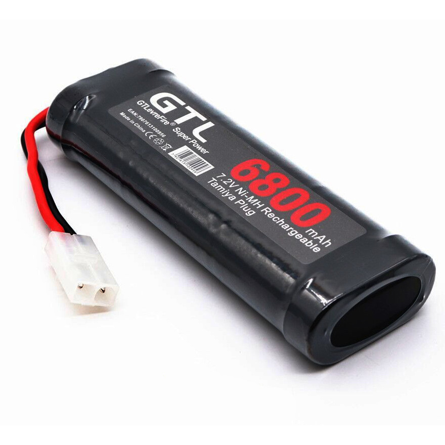 Original 7.2V Battery 6800mah NiMH Batteries Pack For RC Car Truck Buggy Boat Tank Ni-Mh Baterias gray supper power.