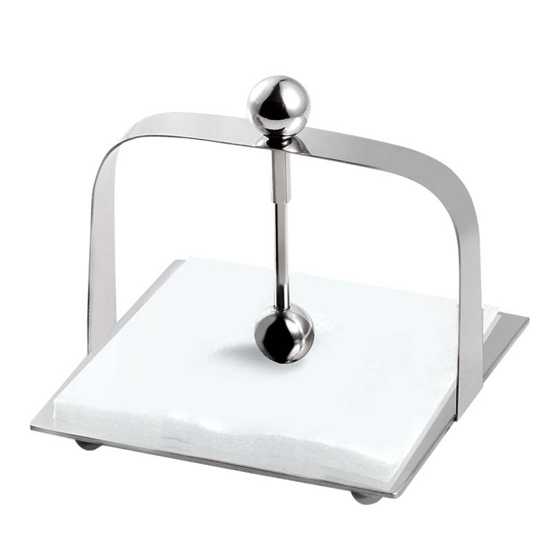Rustfritt stål vev-boks hotell restaurant bar disk papirholder servietter oppbevaringsbokser hjem arrangør dekorasjon vev-boks