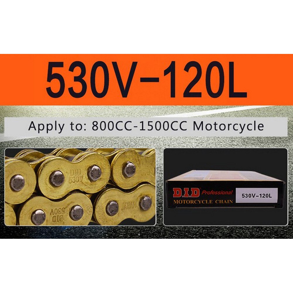 Bike Chain Link 530 X 120 Links Motorcycle ATV Gold O-Ring Drive - Foto 2