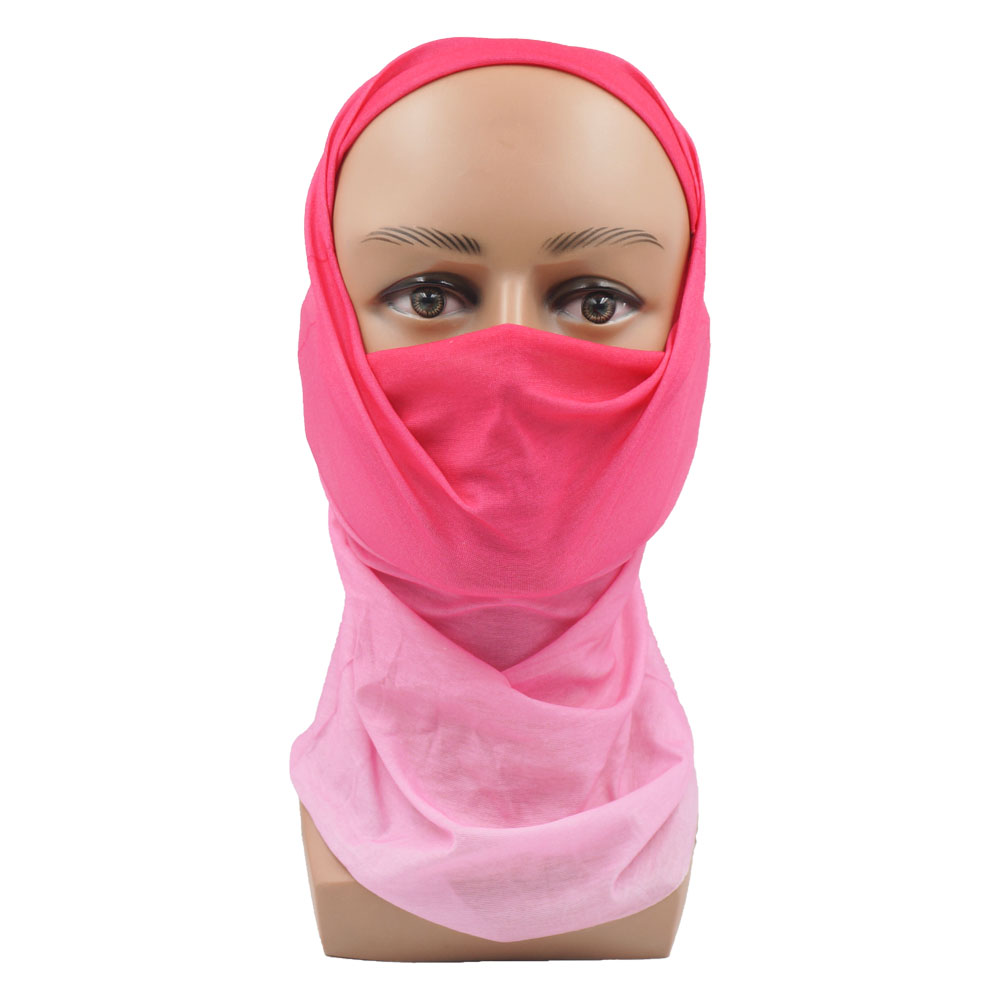 Pink Bandana Face Mask Hiking Bandanna Women Running Camping Yoga Headband Quickdry Neck Gaiter Seamless Tube Cycling Head Scarf