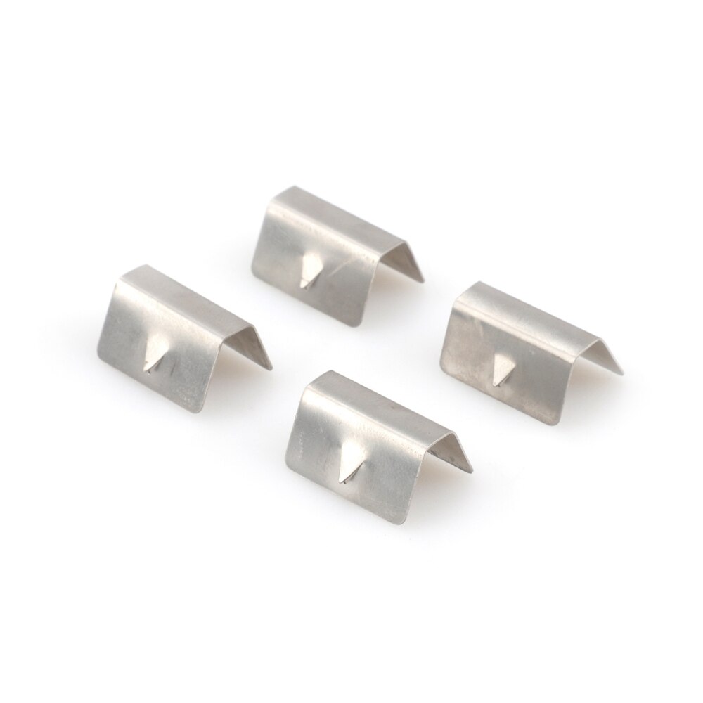 Wind / Rain Deflector Metal Fitting Clips Replacements For Heko G3 SNED Clip Stainless Steel Car Window Deflectors Accessories: 4PCS