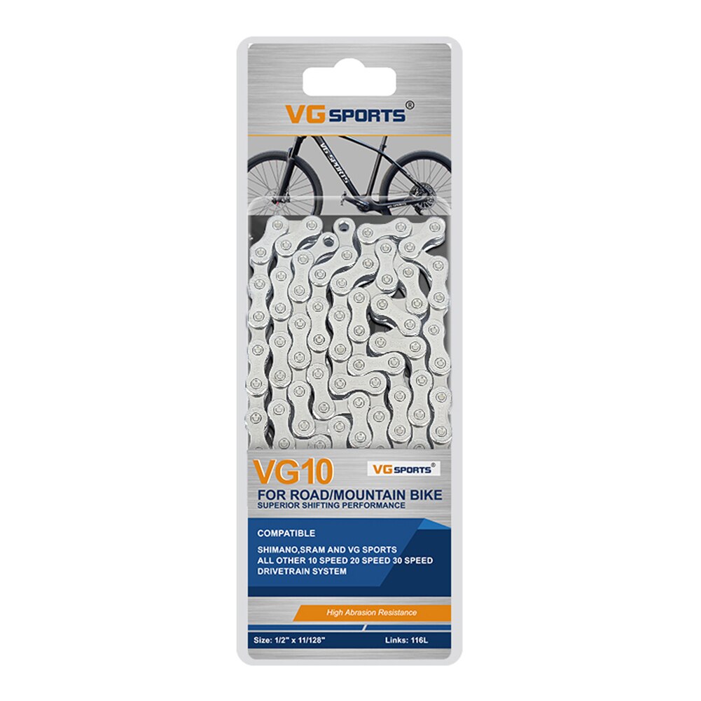 Chaîne de vélo de montagne 6 7 8 9 10 11 vitesses, pour Shimano HG73 CN-X10 HG901 HG54 HG95, accessoire de cyclisme sur route: 10S