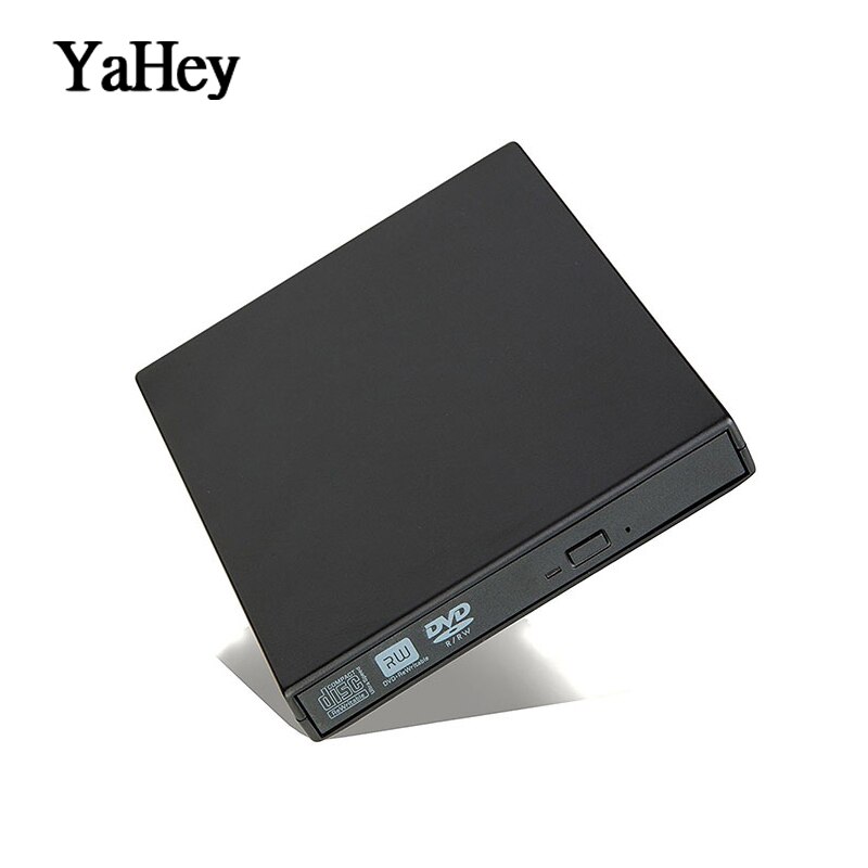 YAHEY USB 2.0 Externe DVD Drive Disc Speler DVD-RW Brander Optische CD/DVD Drives Schrijver Recorder Portable voor Laptop PC Windows: dvd burner