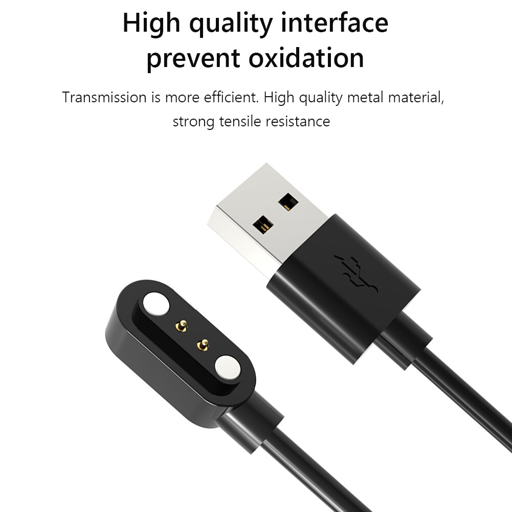 Magneettikellon laturin kaapelin vaihto tahallisiin  ip68/sw021/id205u/ umidigi uwatch 3 johdon älykellotarvikkeisiin