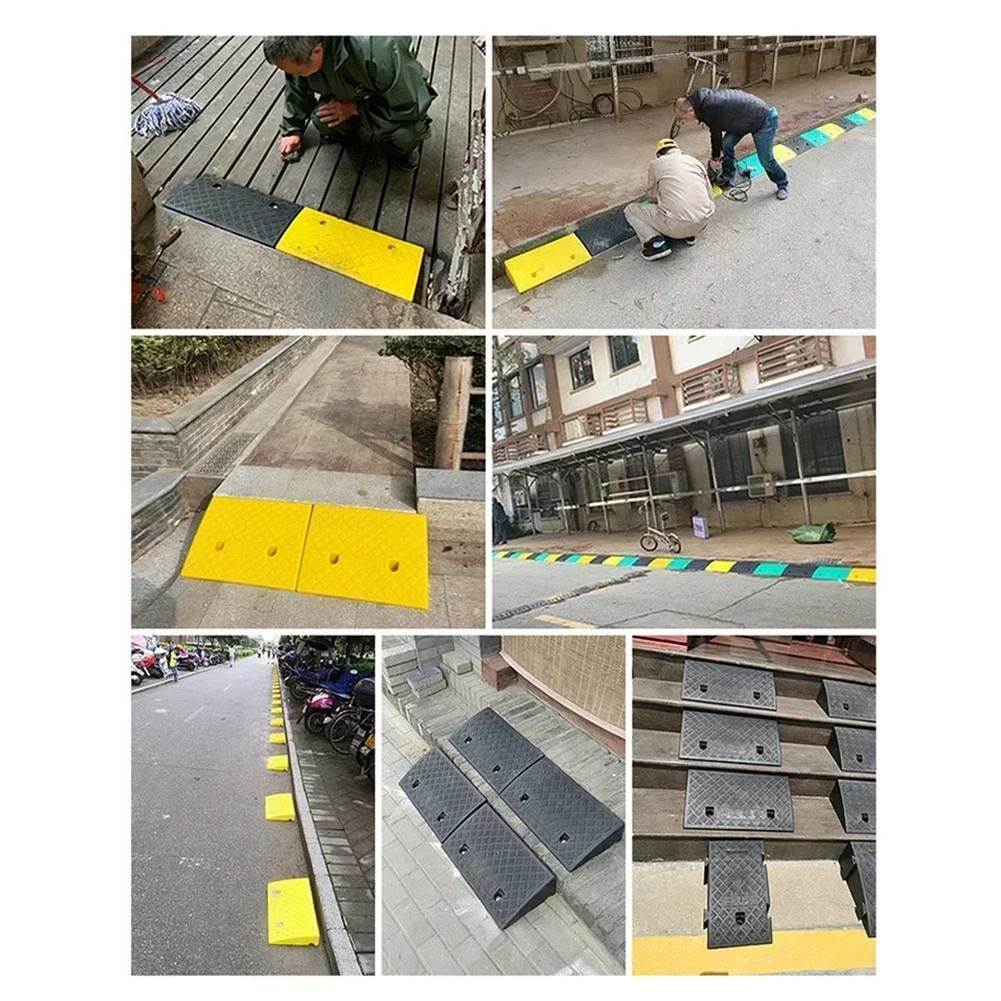 Draagbare Oprijplaat met Antislip - Duurzaam PVC - voor Auto's, Motoren, Rolstoelen & Huisdieren