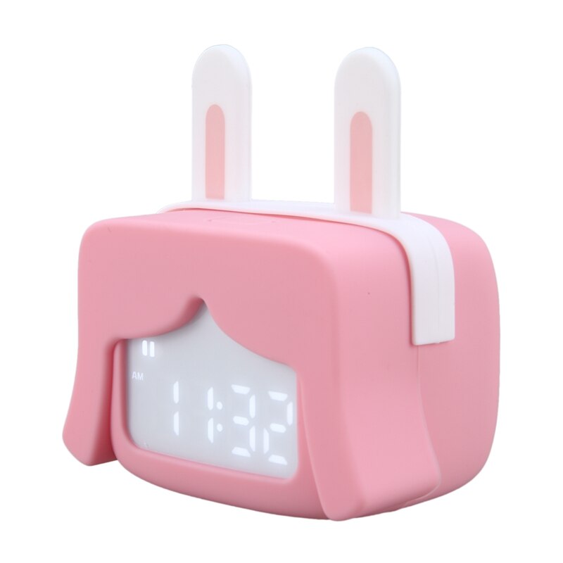 Cartoon Alarm Clock Children's Small Alarm Clock Bedroom Bedside Smart Luminous Electronic Clock: Default Title
