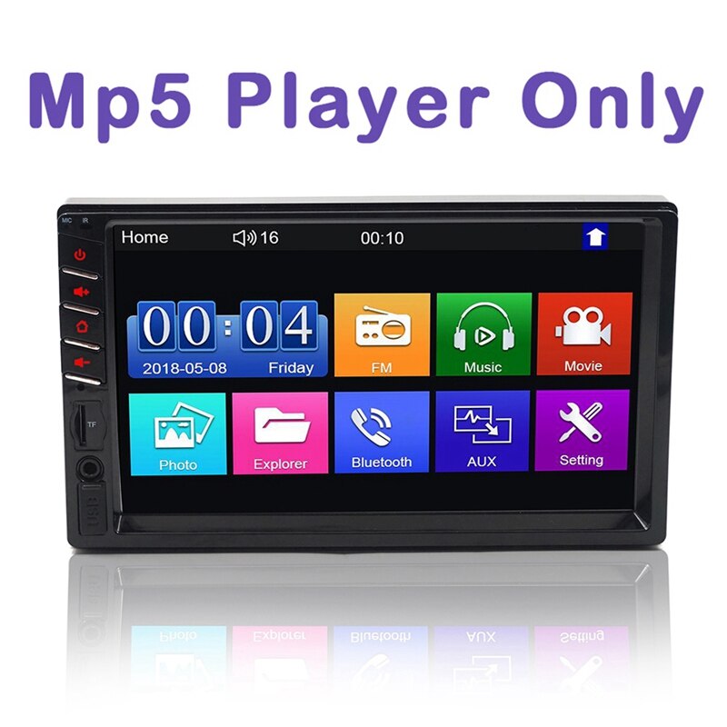 Radio Multimedia con Bluetooth para coche, Radio con reproductor Mp5, 7 pulgadas, LED, Hd, Sn, estéreo, 2 Din, 7035