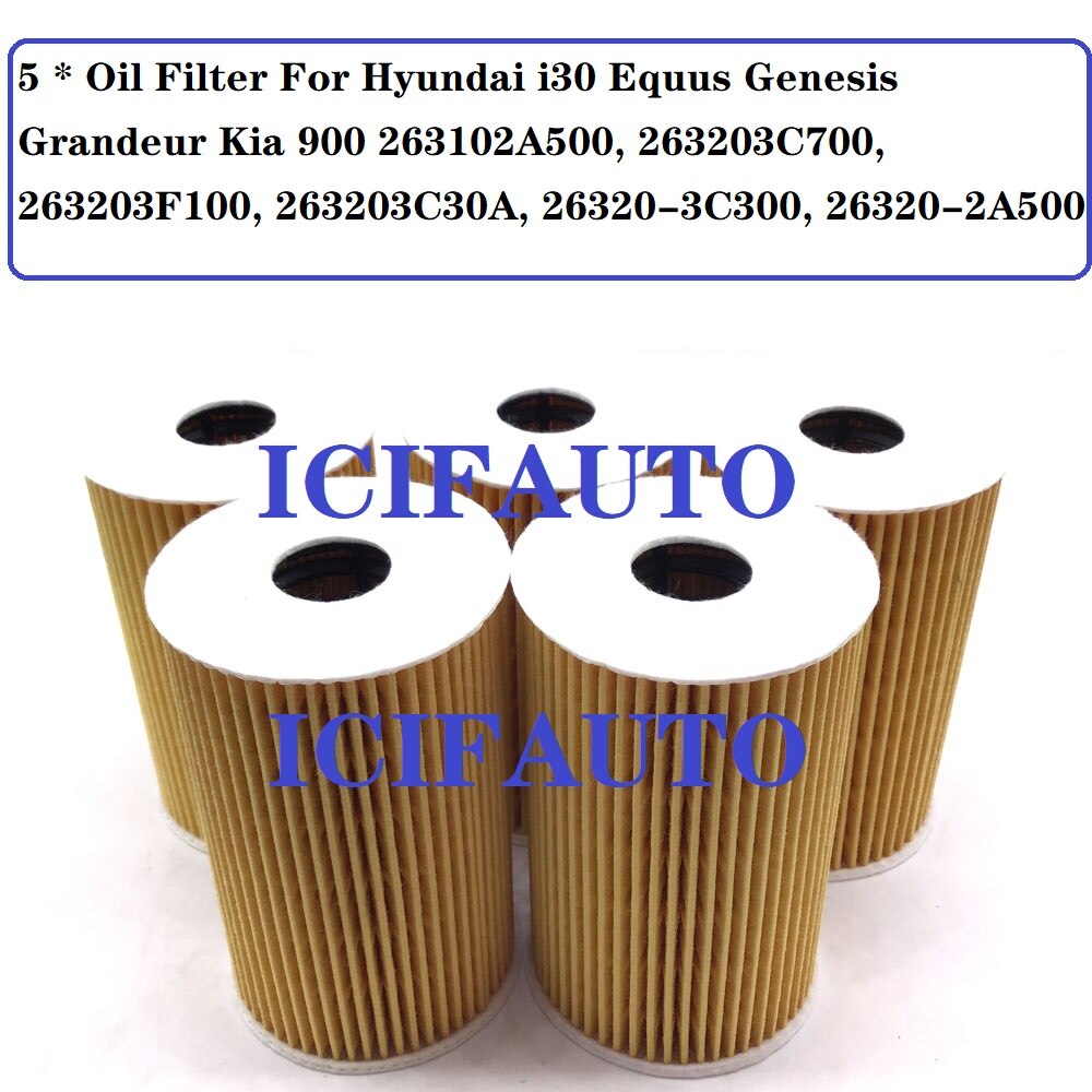 Oil Filter For Hyundai / Kia 26320-3F100 26320-3C30A 26320-3C300 26320-3C700 26310-2A500 26310-2A501 26320-3C30A: Default Title