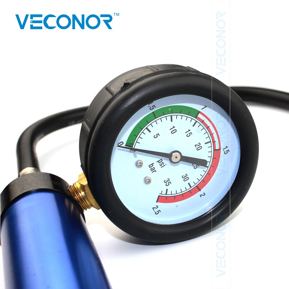 VECONOR-Detector de fugas de tanque de agua automotriz, Kit de herramientas de prueba de presión de radiador, 14 Uds.
