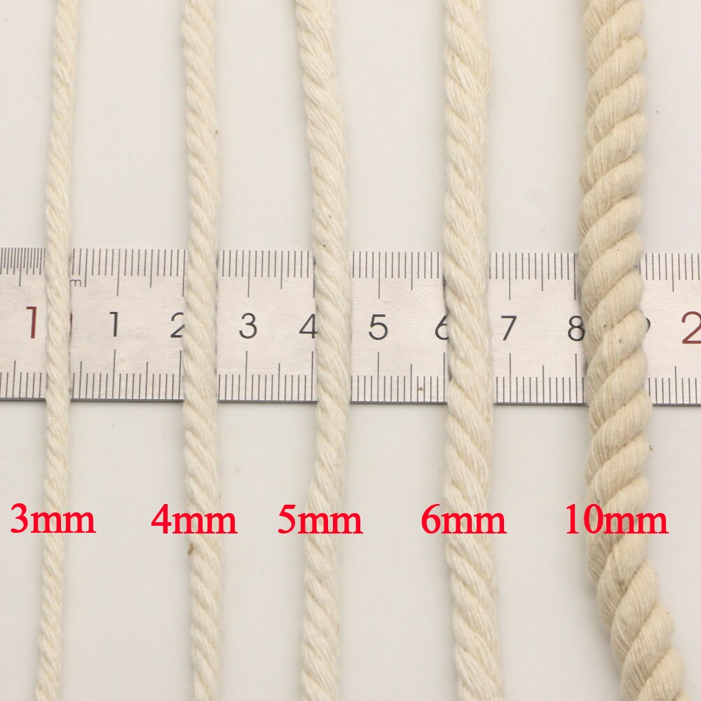 1 mm 3mm 4mm 5mm 6mm 8mm makrametau tvunnet streng bomullssnor for håndlaget naturlig beige tau gjør-det-selv-tilbehør til hjemmebryllup