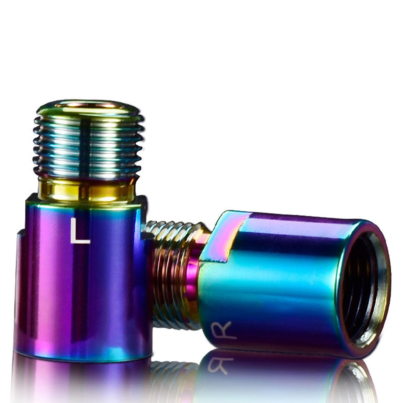 Bike Pedal Extenders Bicycle Pedal Spacers Bike Foot Pedal Extenders with L and R Markings for MTB Bike Mountain Road Bike