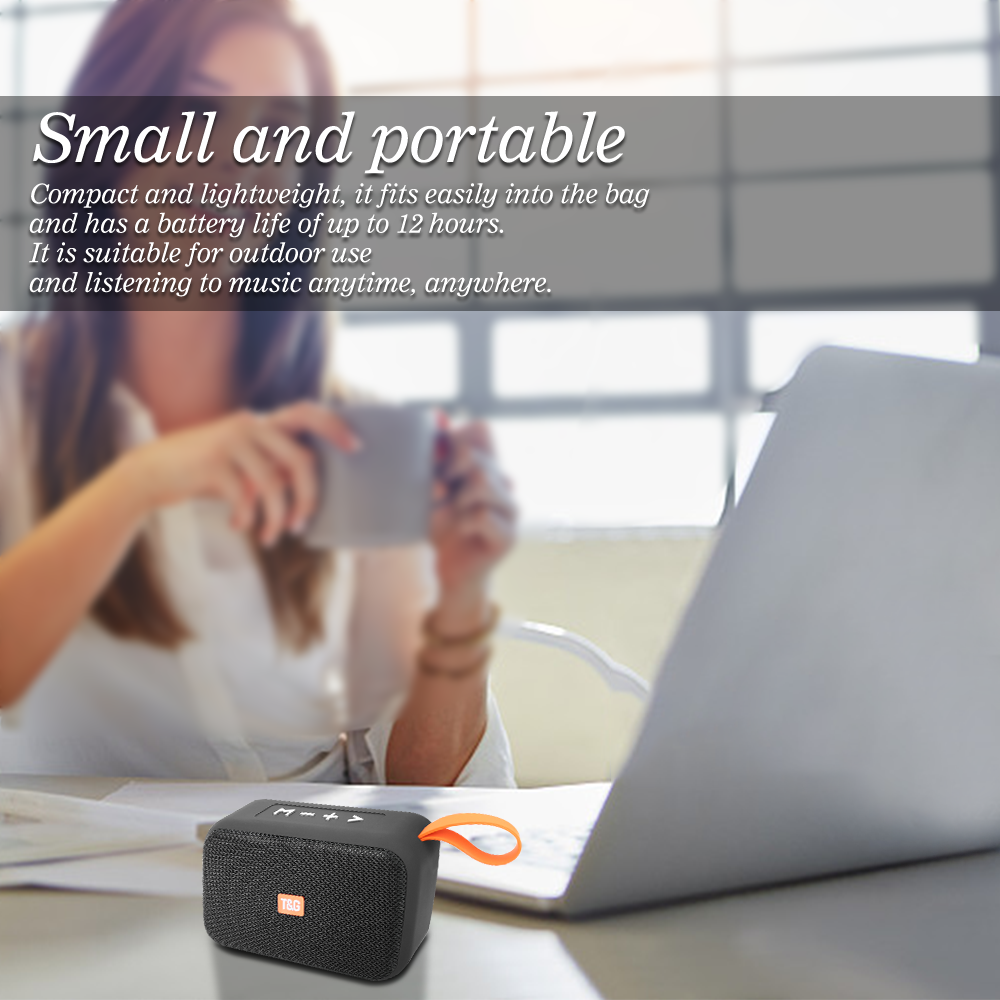 TG506 Speakers Portable Mini Speaker Wireless HIFI Speaker Soundbar Outdoor Loudspeaker Support TF Card FM Aux vs TG182