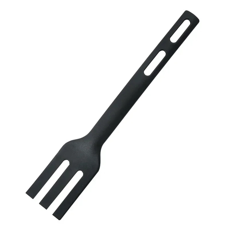 1/3PCS Nylon Keukengerei Set Keuken Koken Gereedschap Ingelaste Turner Effen Lepel Vork Kinderen Spade vork Lepel Servies: Licht Geel
