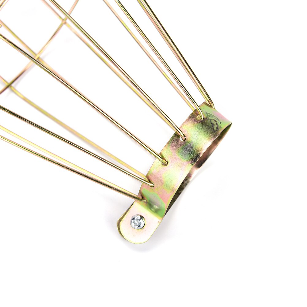 Metal Vintage Steel Bulb Guard Clamp On Lamp Cage Retro Trouble Light Industrial Lamp Covers Lamp Shades Lanterns