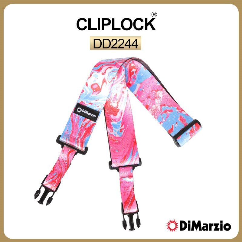 Dimarzio Steve Va Signature Gitarre Strap, Erhältlich in Standard/Cliplock: DD2244 ClipLock