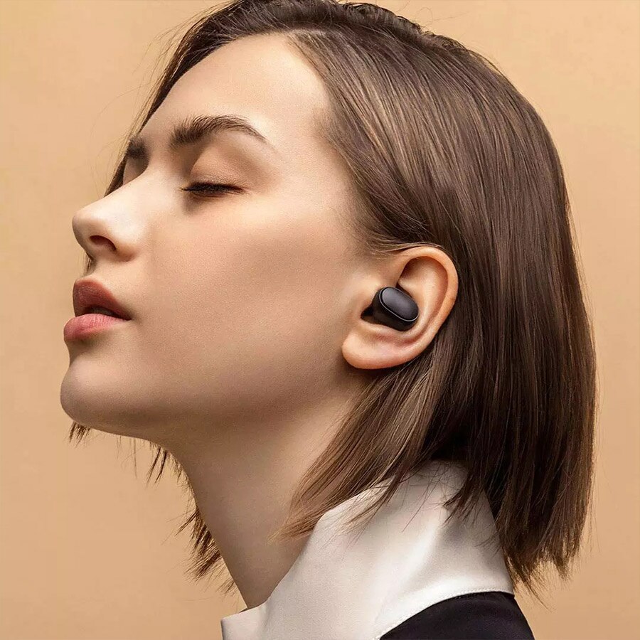 Xiaomi-Auriculares intrauditivos estéreo Bluetooth 5.0 con micrófono, audífonos inalámbricos TWS con control AI, con estuche de carga, Redmi AirDots 2