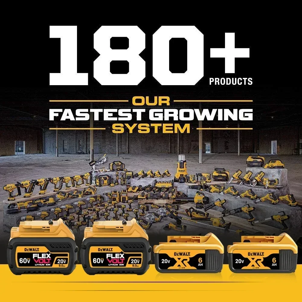 DEWALT original 18V, 6.0AH, DCB115, DCB118 battery charger, fast charging, lithium battery, tool battery
