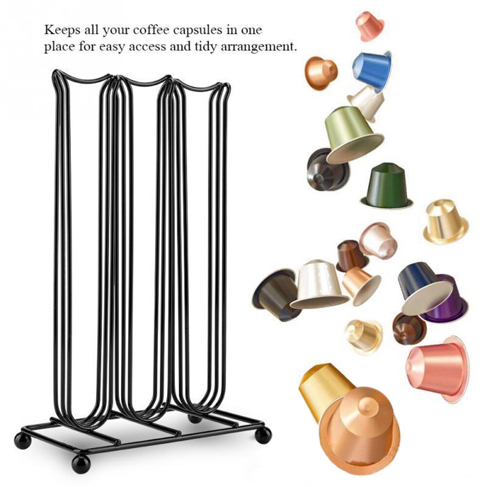 42 Koffie Capsules Pods Houder Ruimtebesparend Dispenser Opslag Stand Display Rack Organizer
