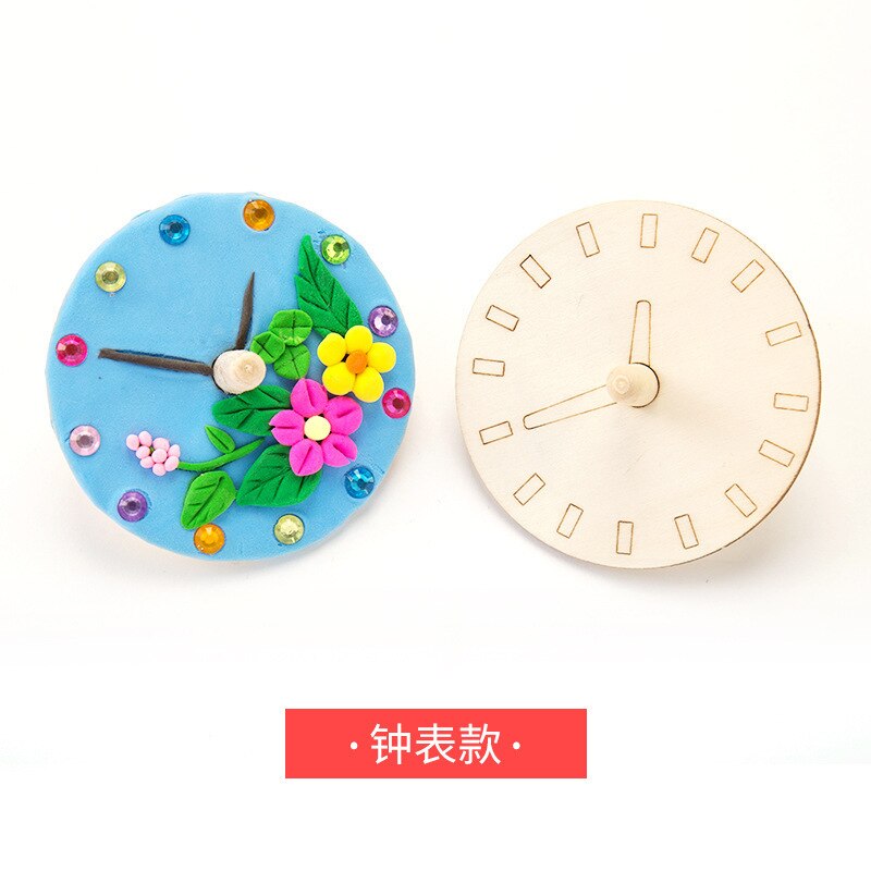 15 pz/set di Legno Trottole In Legno di Giocattoli Per Bambini Di Compleanno Favori di Partito Dei Bambini del Regalo del Sacchetto di Intelligenza 2020 Commercio All'ingrosso: Clock