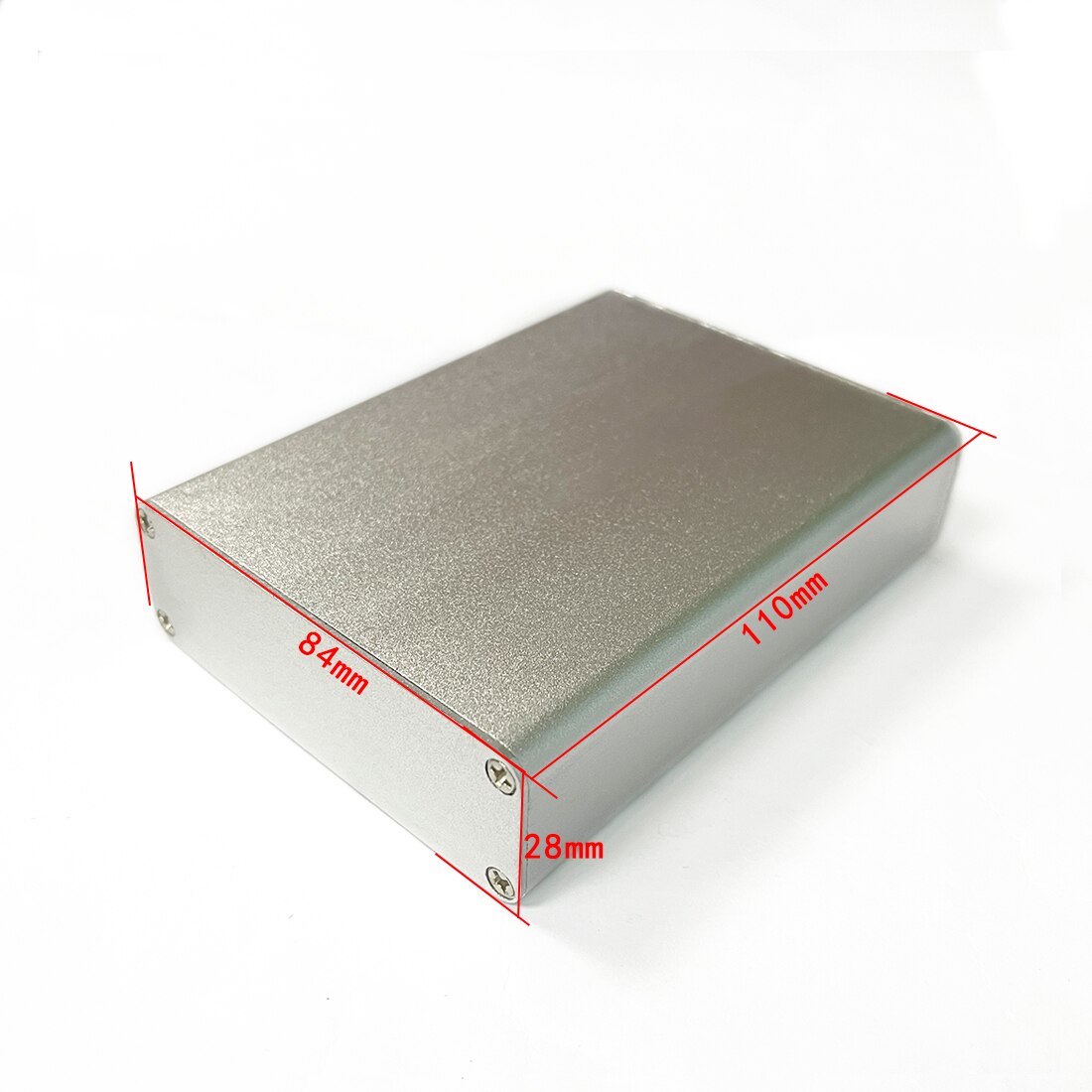 Aluminium Behuizing Diy 84*28*110Mm Pcb Instrument Shell Industriële Project Doos Elektronica Behuizing