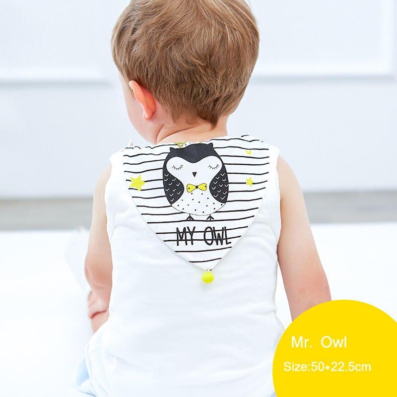 Balleenshiny Baby Schweiß Handtuch Infant Weiche Zurück Trockenen Wischen Musselin Baumwolle Baby Zurück Gaze Absorbieren 100% Baumwolle 5 Schichten für 0-6years: T5