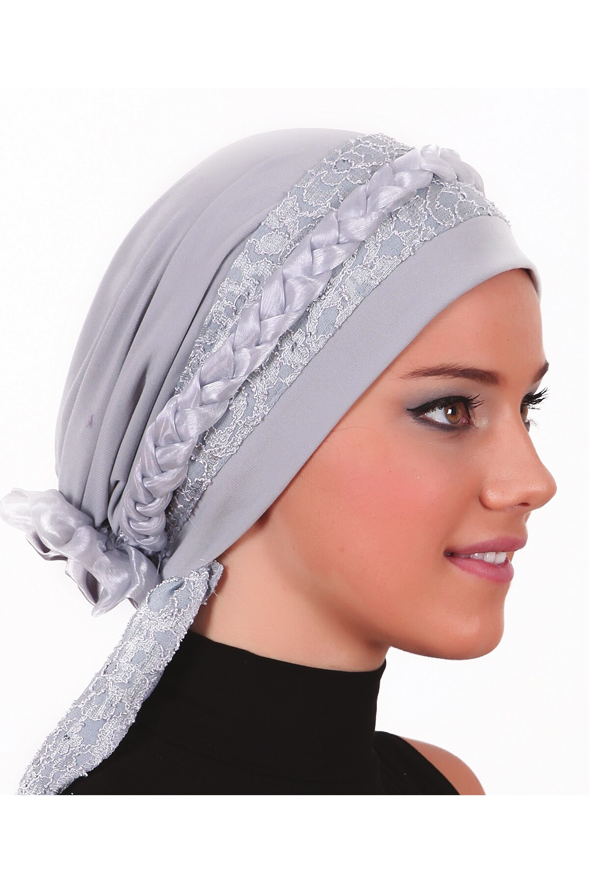 Kant Twist Knoop Motorkap Hijab Vrouwen