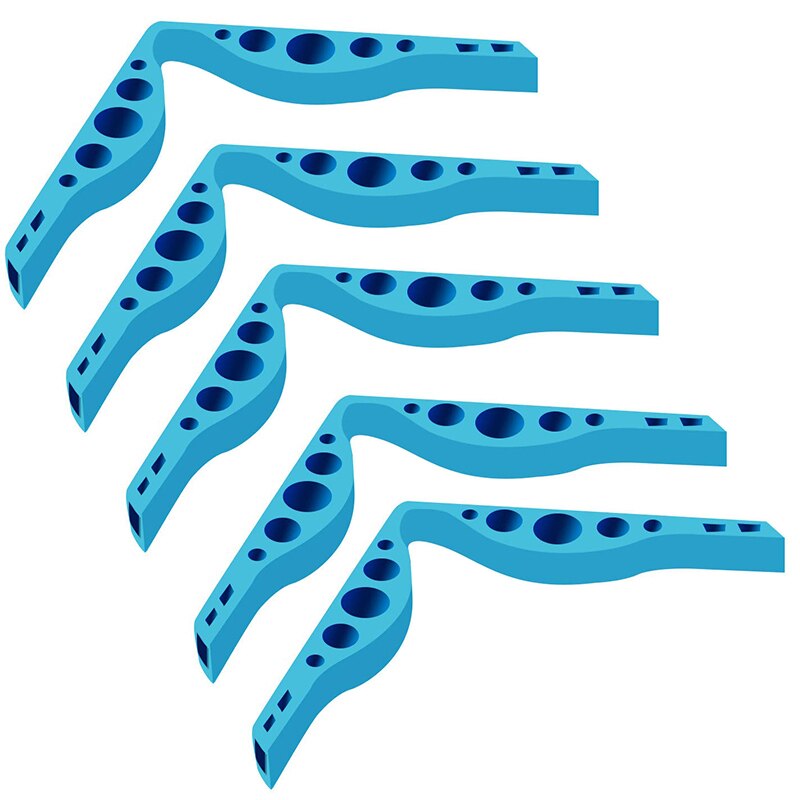 3D bouche masque Support nez pont Silicone Support Anti-buée lunettes réutilisable porte-masque à la et novateur: white 5PC