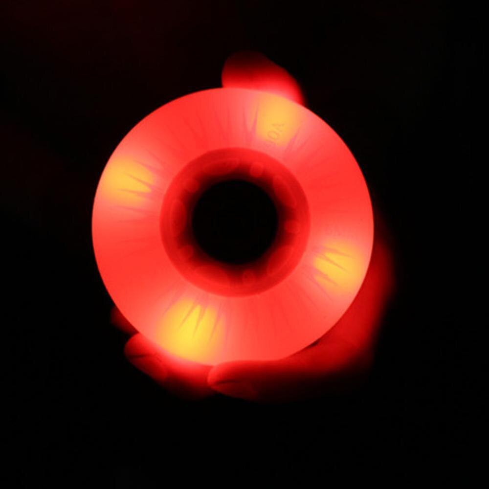 80mm Inline Roller Skate Wheels 4pcs LED Sliding Skating Flashing Wheel Rollers Durable Luminous Rollerblade Replacement