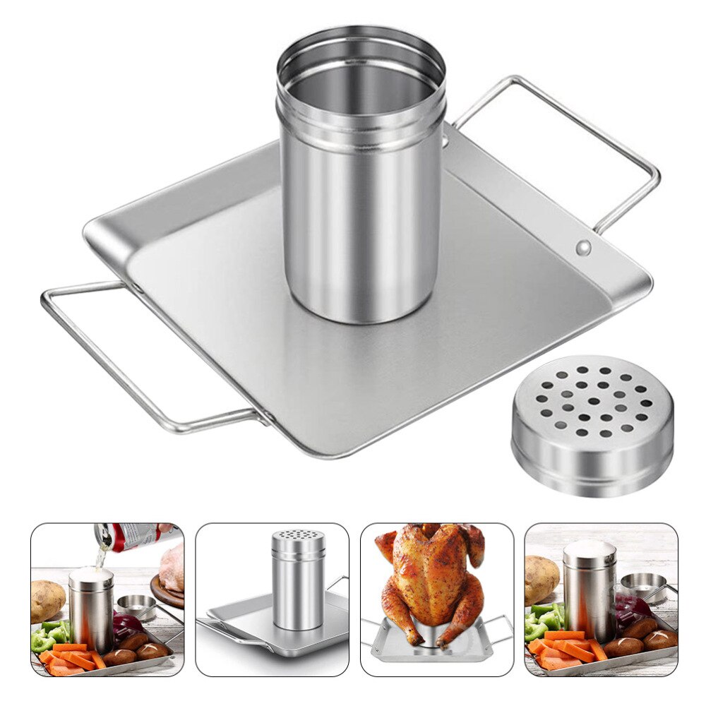 Stainless Steel Chicken Rack Non-Stick Chicken Holder Barbecue Chicken Stand Rack