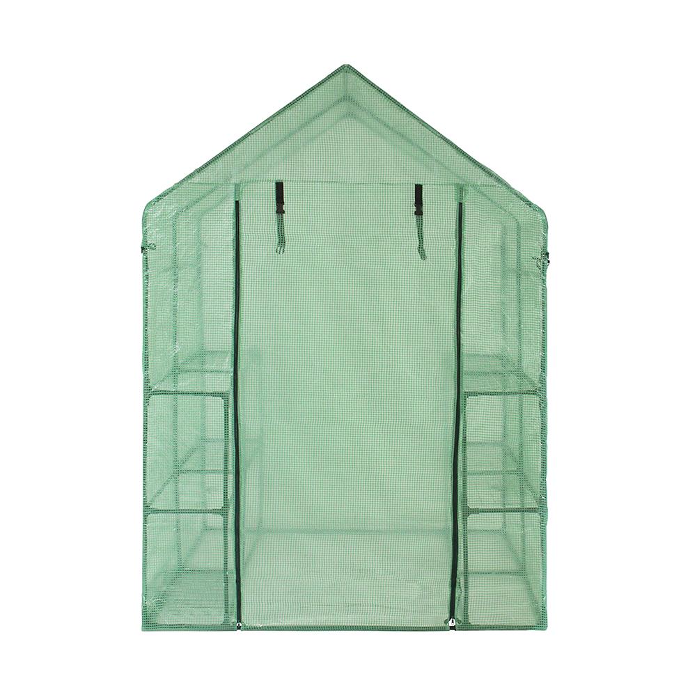 1 stk pvc hage gå-i drivhus plantedeksel høy pvc hagearbeid drivhus indre tilbehør (uten jernstativ): D