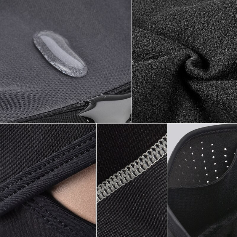 ROCKBROS-Mascarilla de Esquí Térmica, Capucha Protectora para la Cara de Vellón, Bufanda de Forro Polar para Hacer Deporte al Aire Libre, Accesorio de Snowboard Cortaviento, Pasamontañas para Ir en Bicicleta