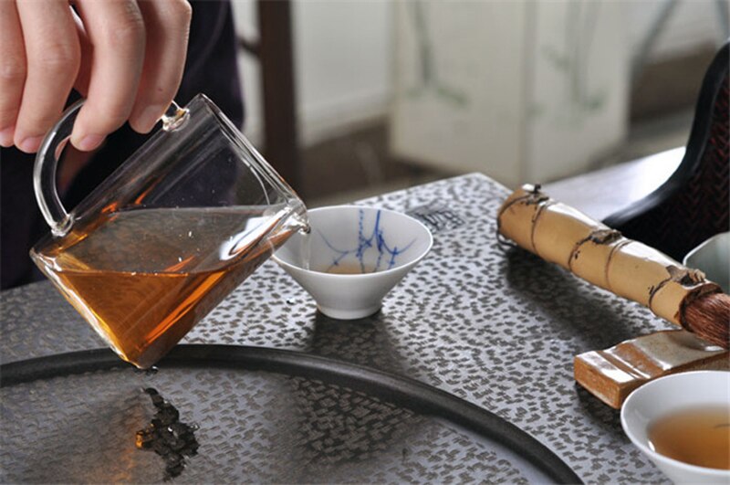 Handgemaakte Hittebestendige Glas Theepot Mok 250Ml, Cha Hai Gongdao Theekopje Eerlijke Mok, kung Fu Thee Kopjes Teaset Gongdao Bei Thee Cup