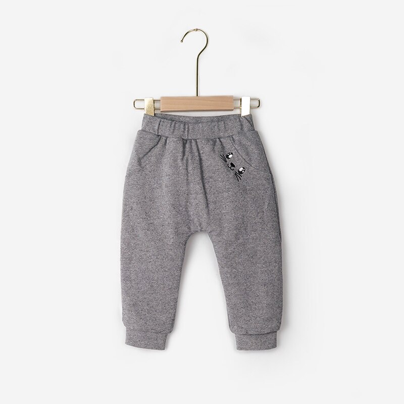 Dear Freebo Baby Pants Cotton Winter Thick Infant Newborn Kids Children Cute Casual Girl Boy Trousers Warm Elastic