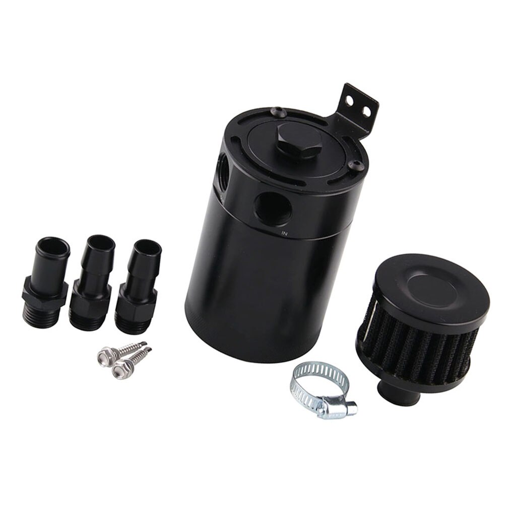 Aluminum Compact Baffled 2-Port Oil Catch Can Tank... – Vicedeal