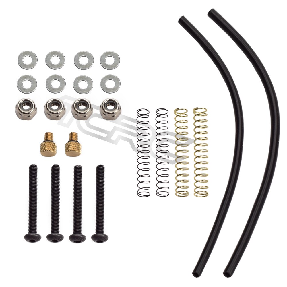 TCRC 2PCS 100mm Piggyback Shock Absorber Damper Set for 1/10 RC Crawler Axial SCX10 90046 D90 TRX4