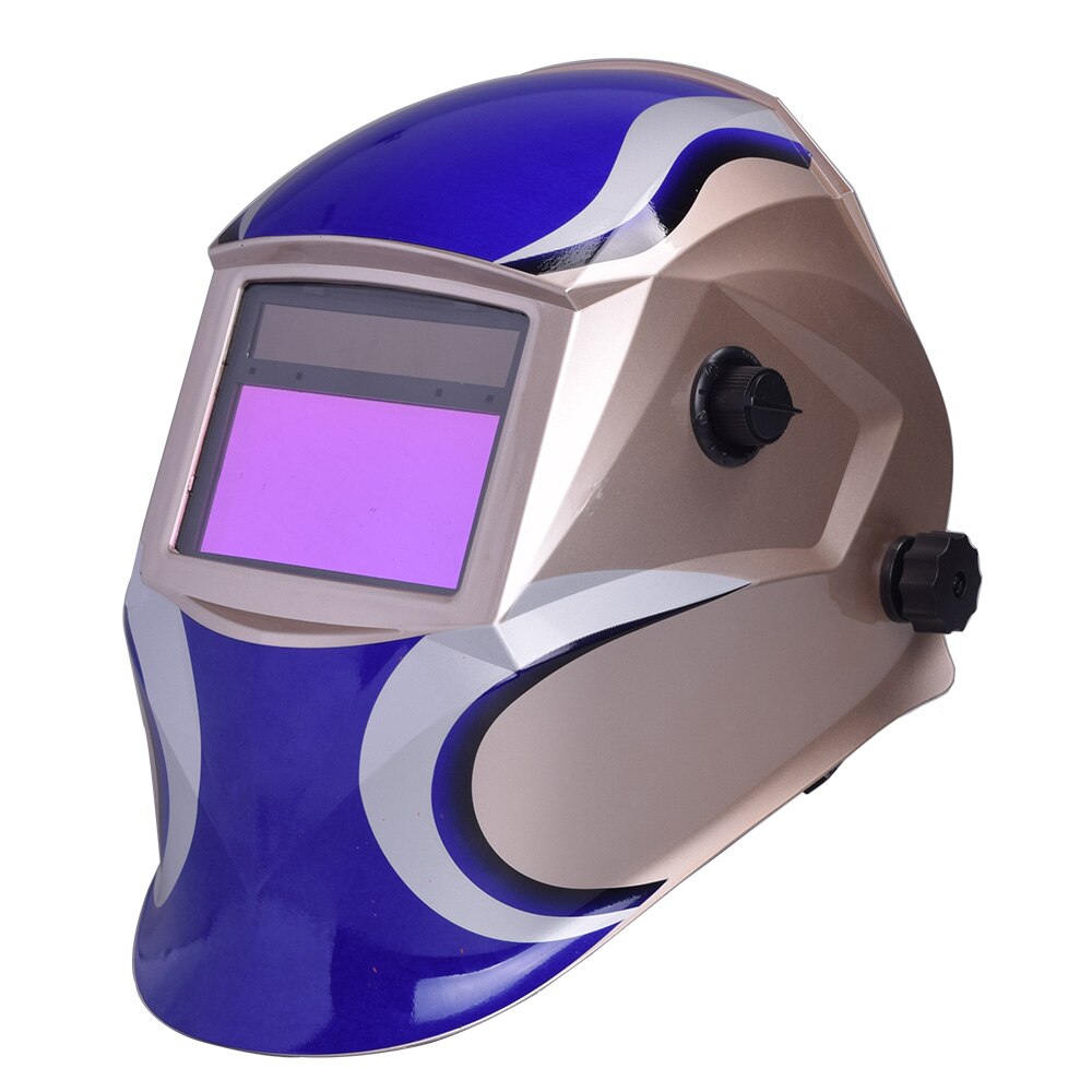 Solar Auto Darkening Adjustable Range 4/9-13 MIG MMA Electric Welding Mask Helmet Welding Lens for Welding Machine: 9002D