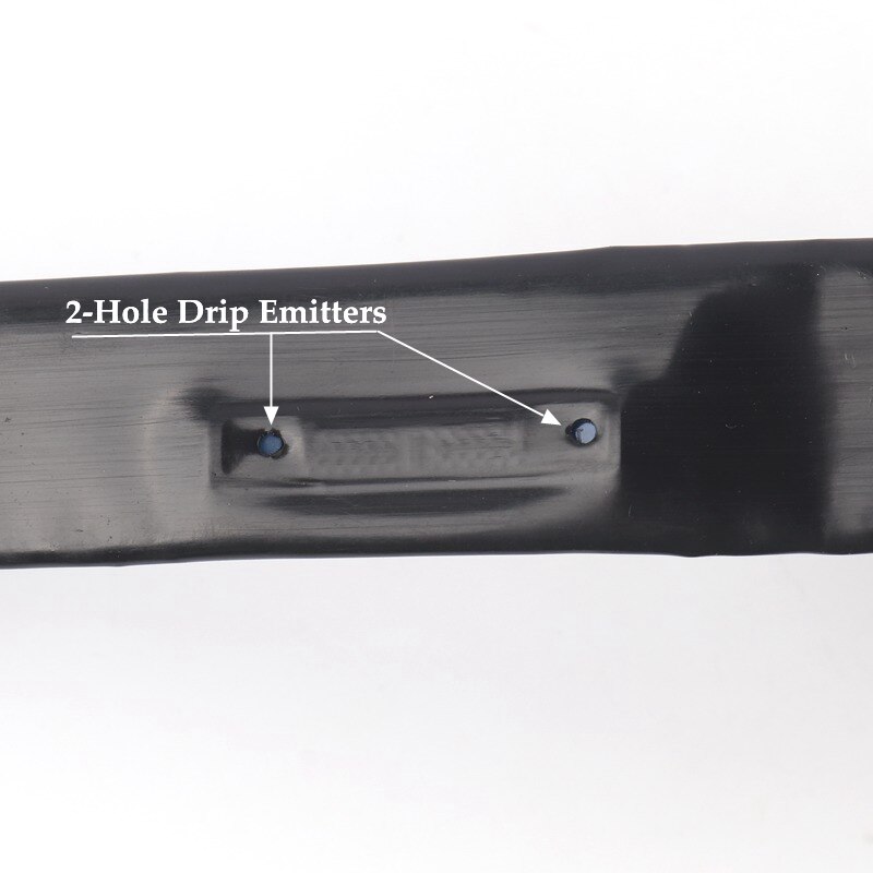 5 5050m16mm 2-hole irrigação gotejamento fita estufa sob filme irrigação gotejamento mangueira micro sistema de irrigação agilizar soaker mangueira