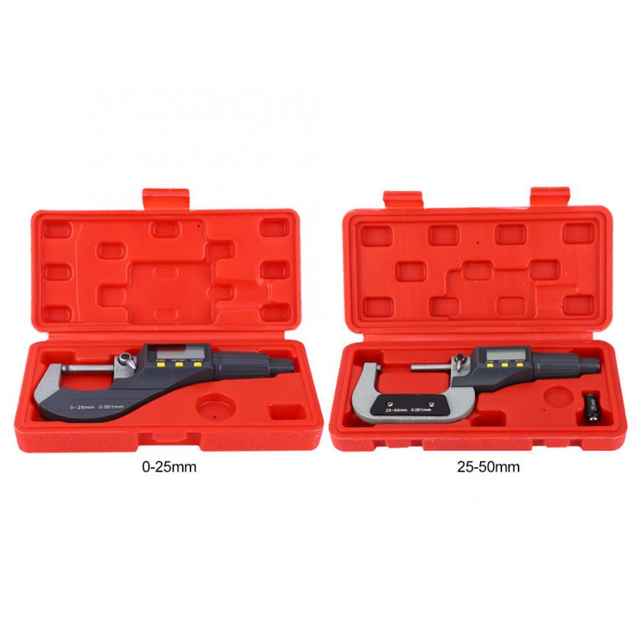 Micrómetro electrónico Digital de 0.001mm de alta precisión calibre micrométrico exterior