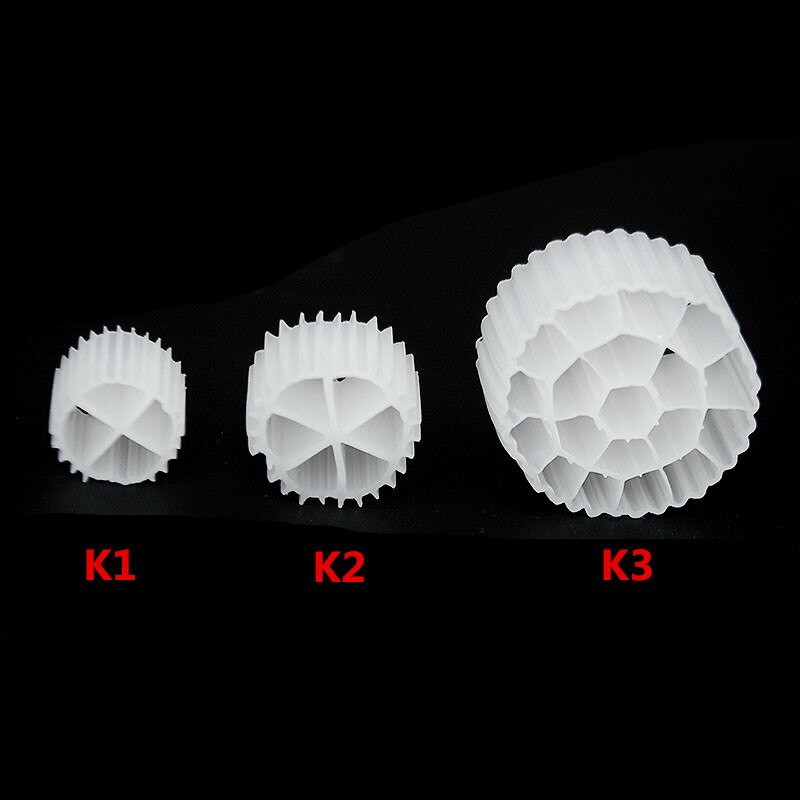 500g/1kg k1 k2 k3 akvarium koi dam plast biokemiske filtermedier fisketank filtermateriale