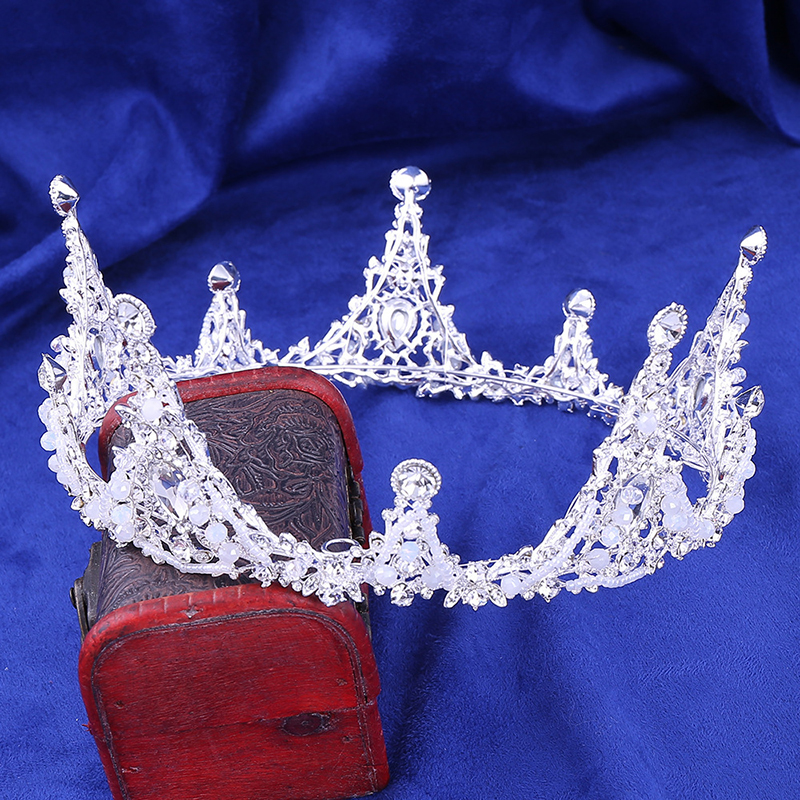 Jeweled Kronen SchöNe Kopfschmuck Hochzeit Krone Hochzeit Diademe Haar Zubehör für Prom Geburtstag Kostüm Party LL @ 17