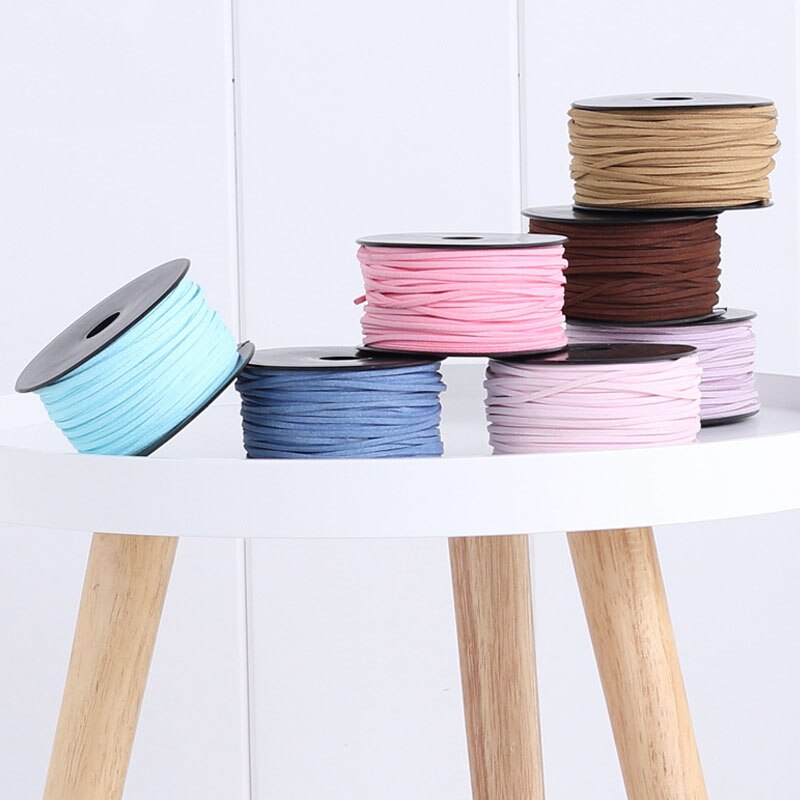 3mm 50 yards Koreaanse Touw Handgemaakte Kunstmatige Bloem DIY Materiaal Sieraden Accessoires Cake Decoratie Bloem Verpakking Koord 16 kleur