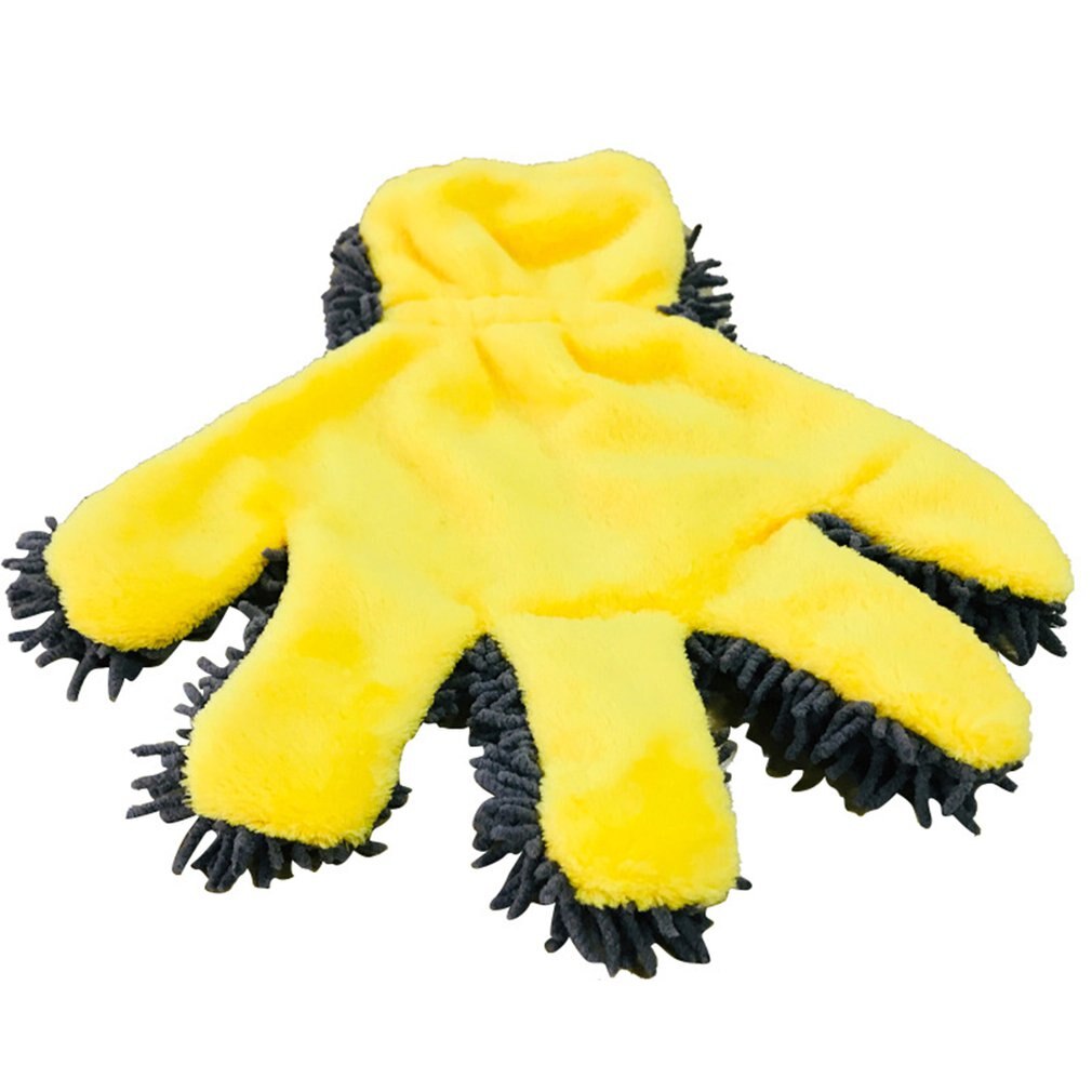 1pc mikrofiber bilvask rengjøringe bilpleie vindusvask hansker bil bilvask fem finger støvfjerningshansker