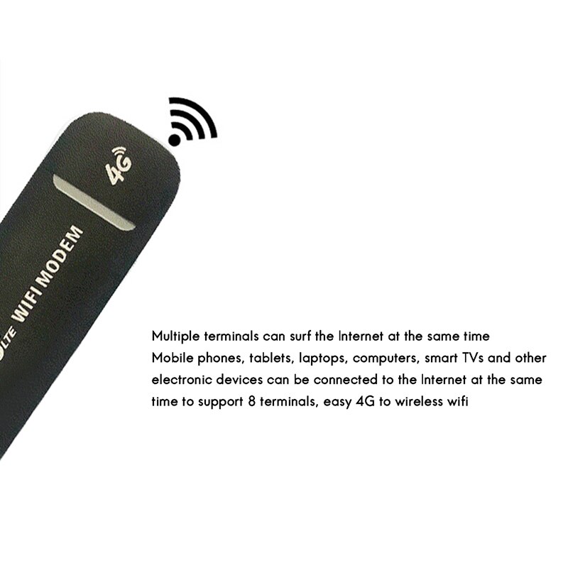 4G USB Modem WiFi Router USB Dongle 150Mbps with SIM Card Slot Car Wireless Hotspot Pocket Mobile WiFi