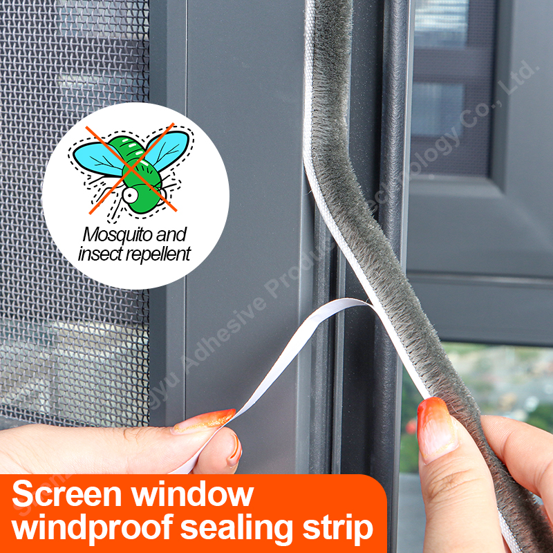 Selvklebende tetningslist for vinduer og dører lydisolering, vindtett, støvtett, sterkere klebrighet
