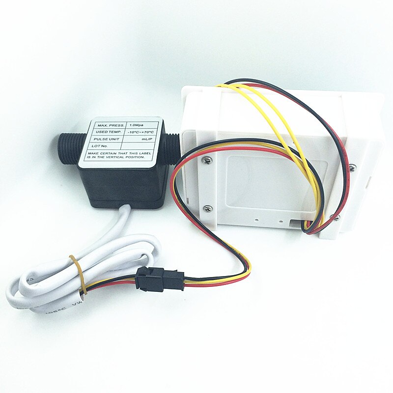 Flow meter fuel gauge flowmeter caudalimetro counter flow indicator sensor diesel gasoline Gear flow sensor with LCD flow meter